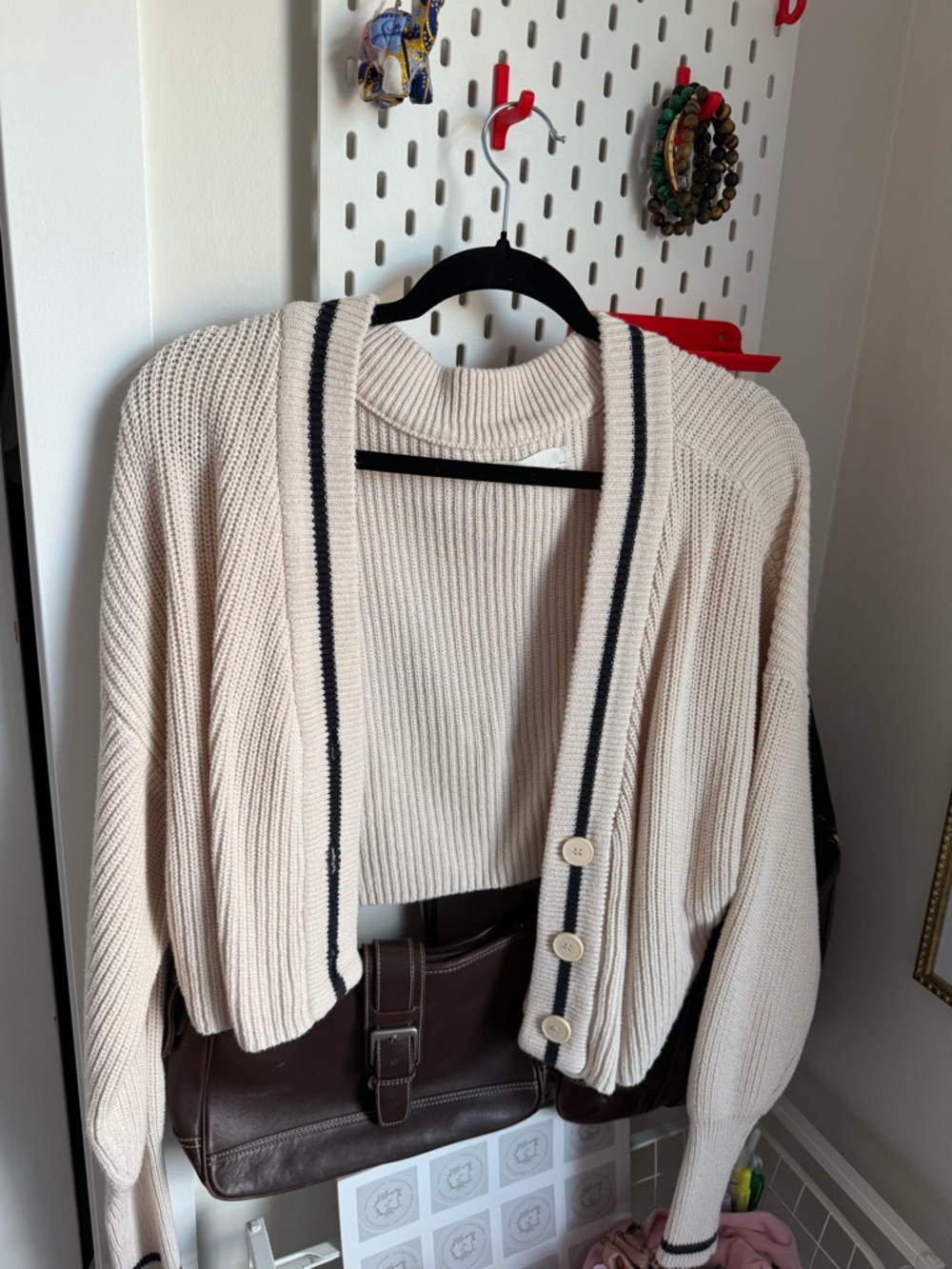 Oak + Fort Balloon sleeve Cardigan